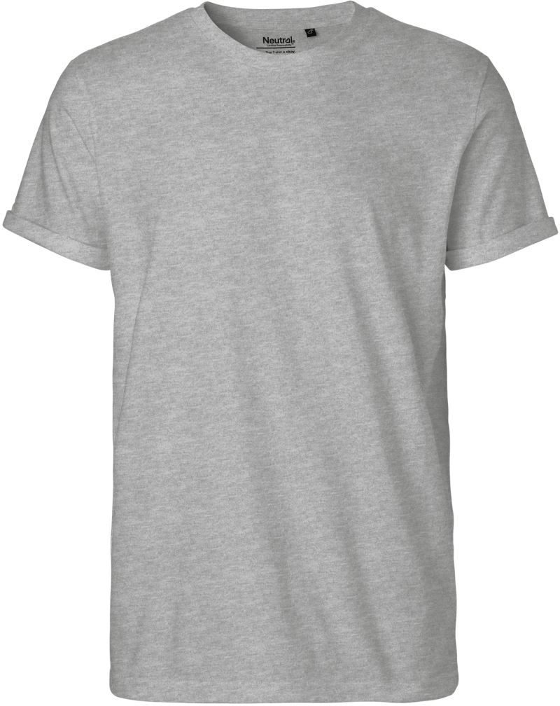 Neutral Herren Bio T-Shirt mit Umschlag O 60012