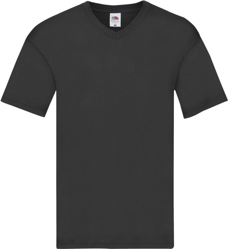 Fruit of the Loom Herren V-Ausschnitt T-Shirt Original V-Neck T