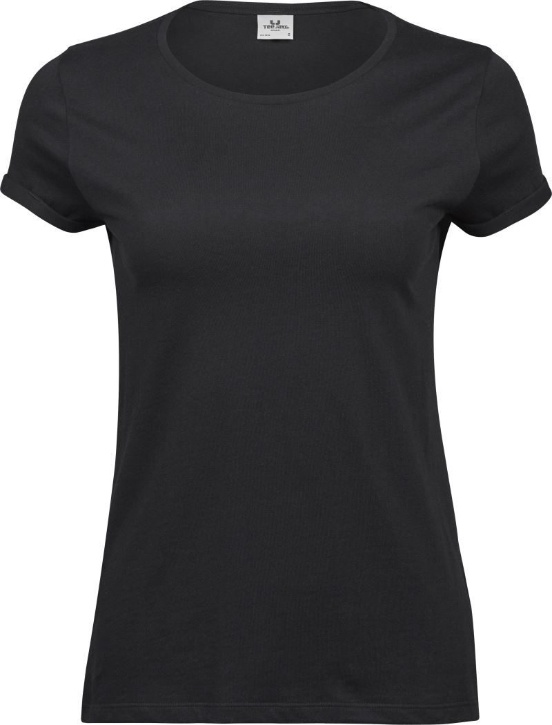 Tee Jays Damen T-Shirt mit Umschlag am Arm Tj 5063