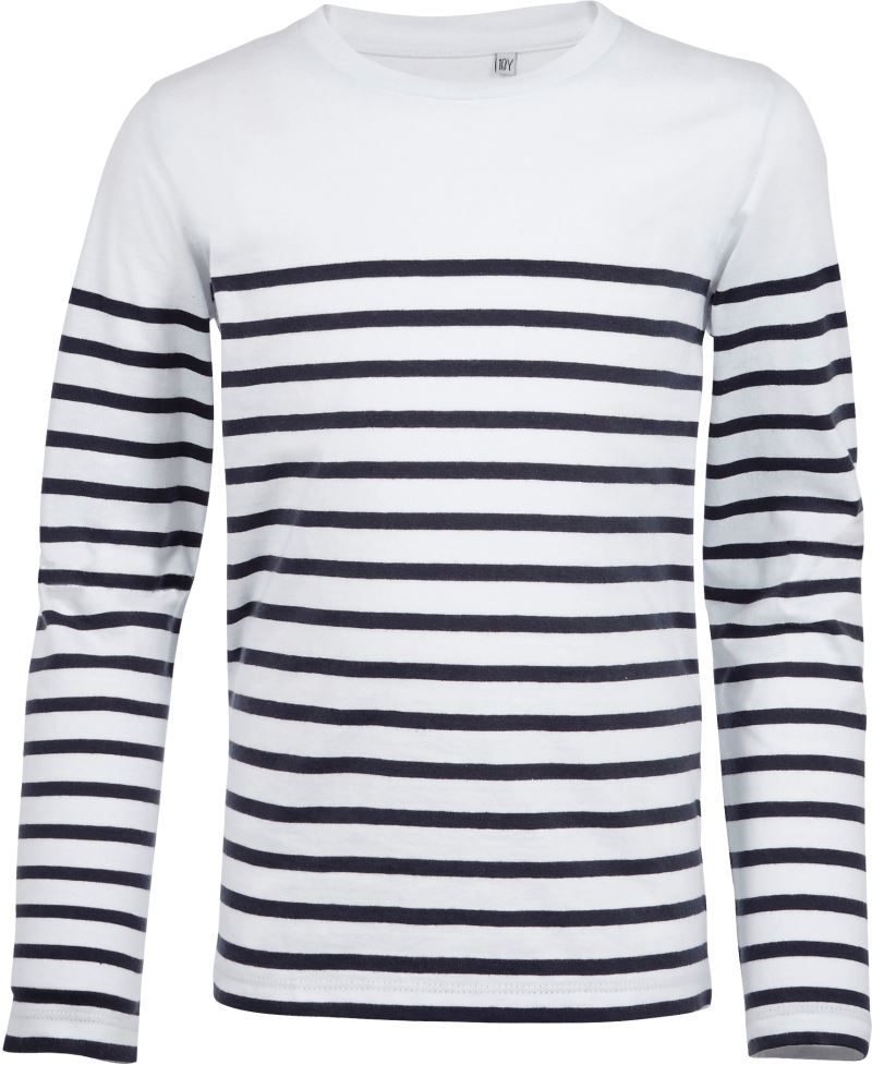 Sol's Kinder T-Shirt langarm gestreift Matelot Lsl Kids