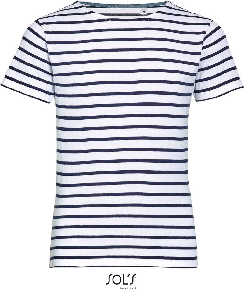 Sol's Kinder T-Shirt gestreift Miles Kids