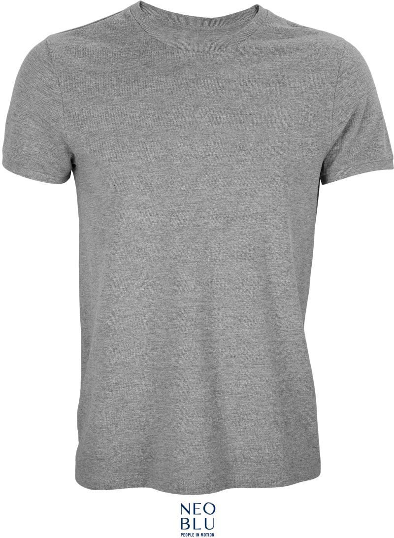 Neoblu Unisex Piqué T-Shirt Loris – Grey Melange
