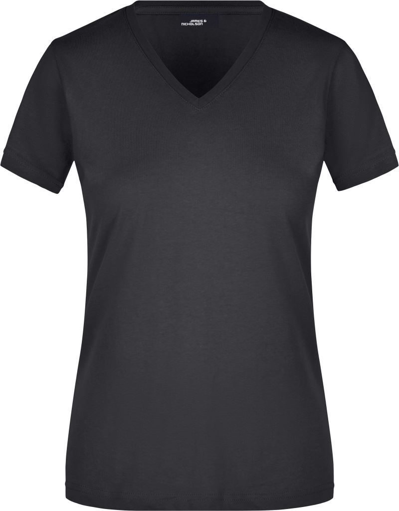 Daiber Tailliertes Damen V-Ausschnitt T-Shirt Jn 972