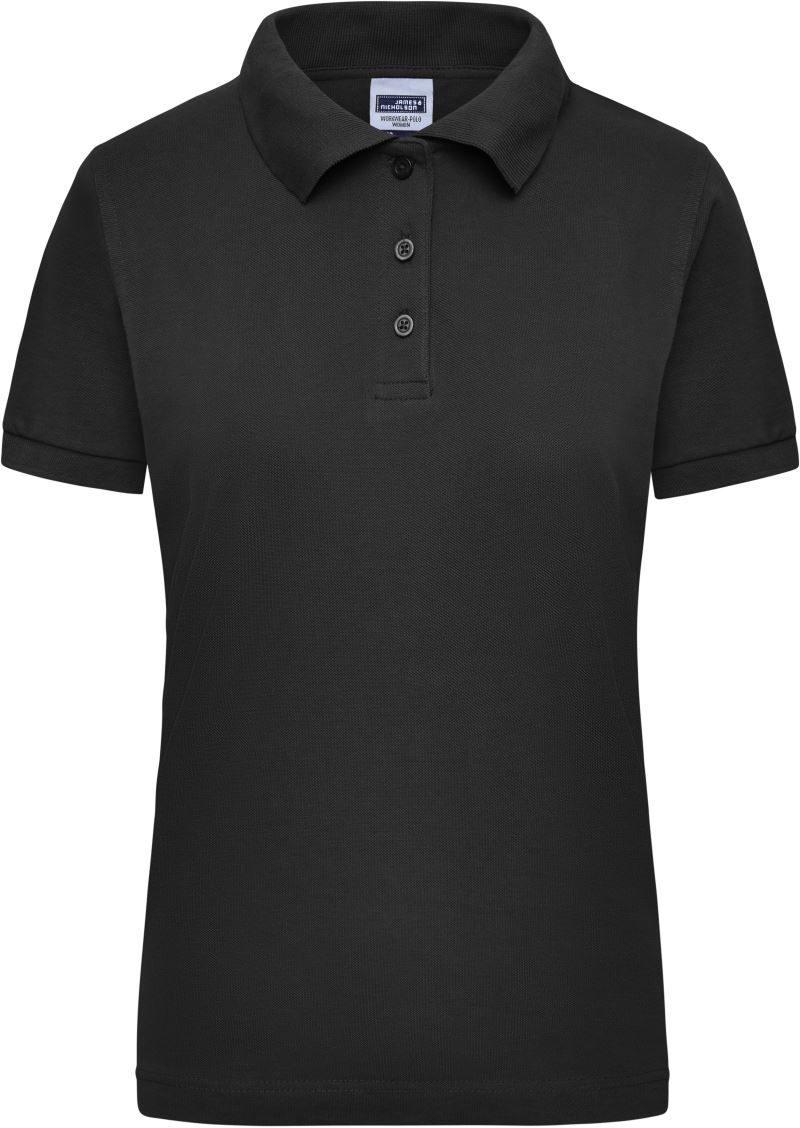 Daiber Schweres Damen Workwear Piqué Polo Jn 803 – Black