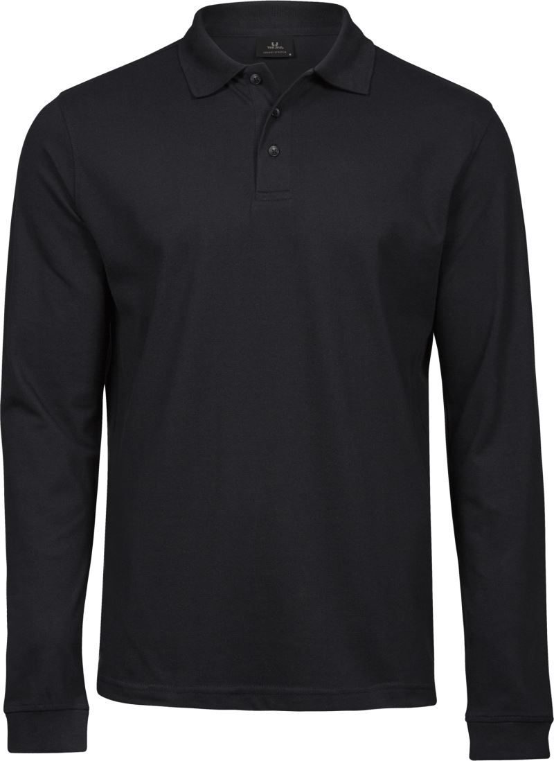 Tee Jays Herren Luxus Stretch Piqué Polo langarm Tj 1406