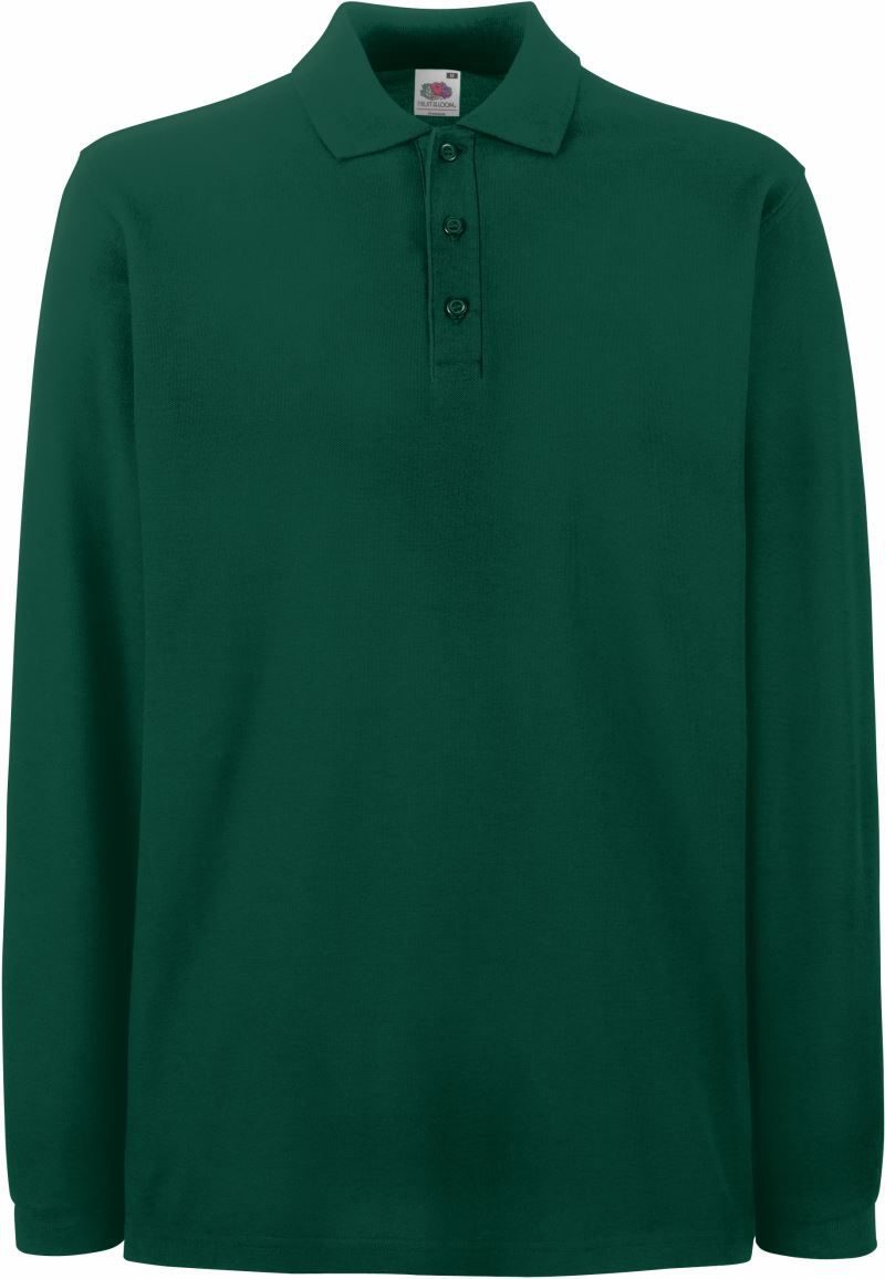 Fruit of the Loom Piqué Polo langarm Premium Polo Lsl