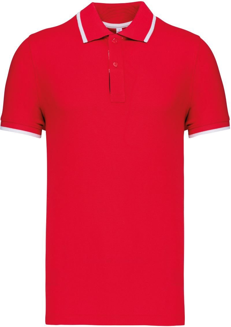 Kariban Herren Kontrast Piqué Polo K 245