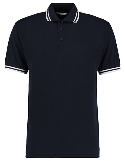 Kustom Kit Herren Kontrast Piqué Polo Kk 409