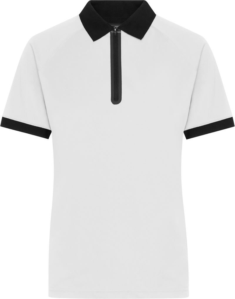 Daiber Damen Piqué Polo mit Zip Jn 1307