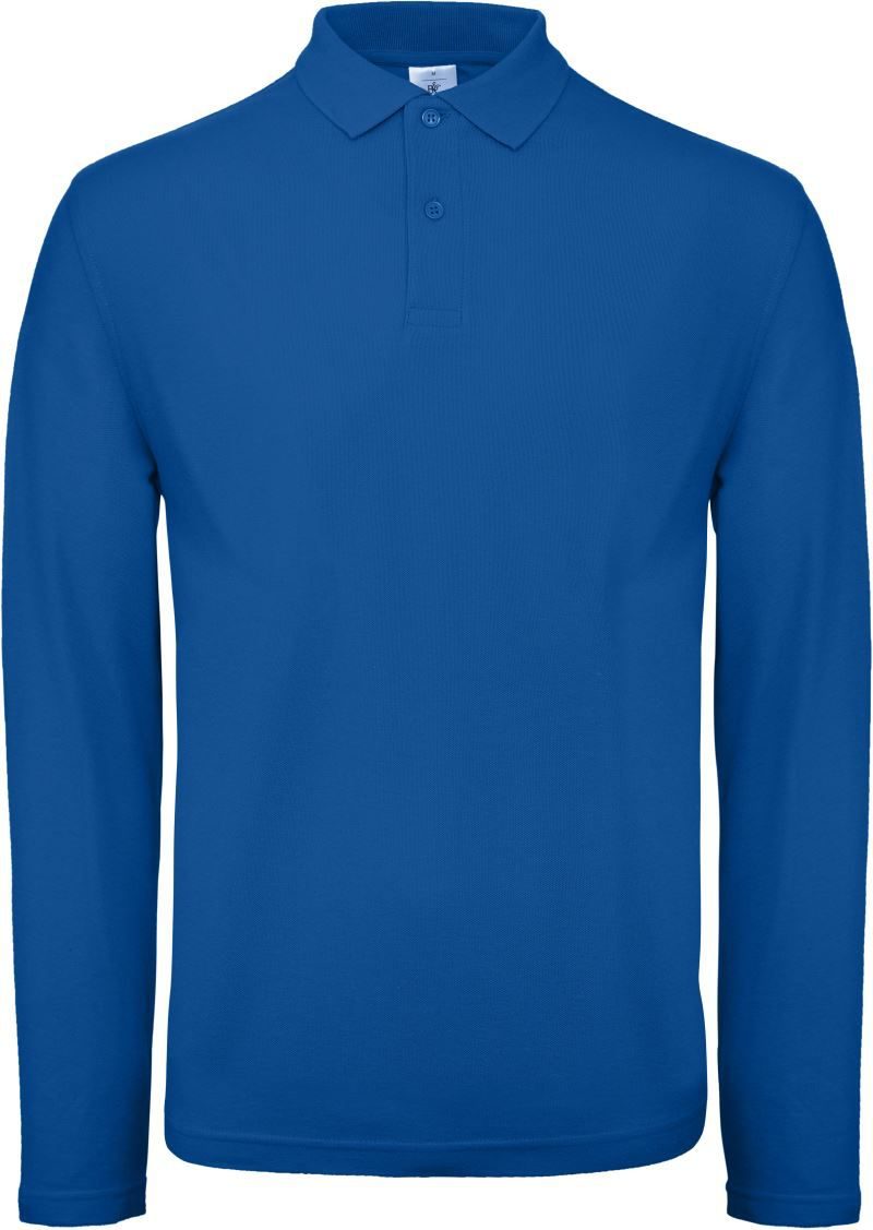B&C Herren Piqué Polo langarm Id.001 Lsl