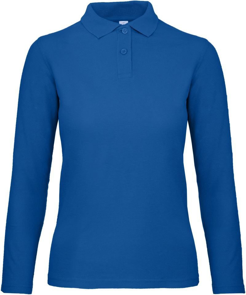 B&C Damen Piqué Polo langarm Id.001 Lsl /women