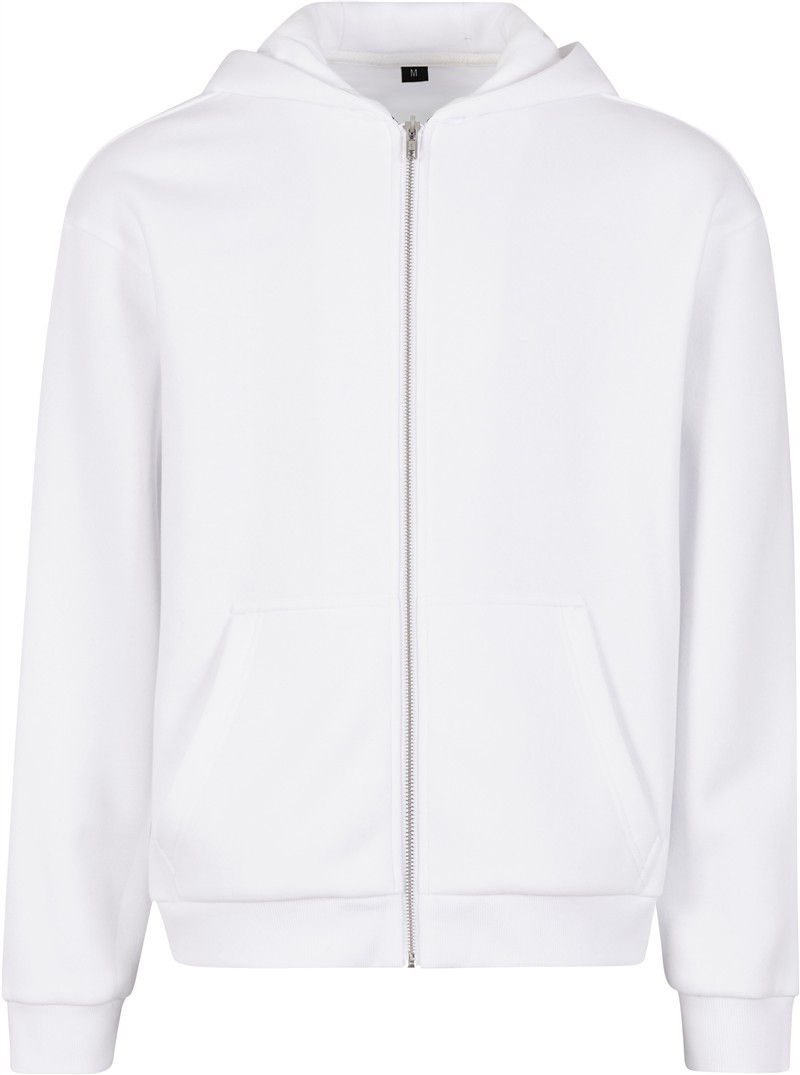 Build your Brand Schwere Herren Kapuzen Sweatjacke "Fluffy" By 285