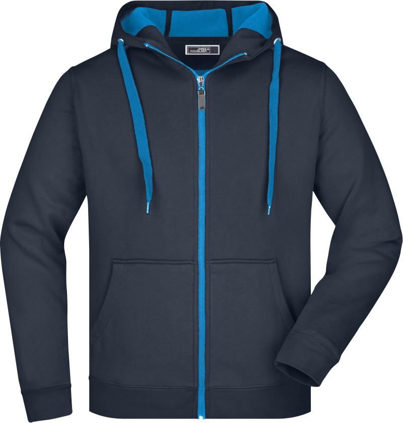 Daiber Herren Doubleface Jacke Jn 355 – Navy/Aqua