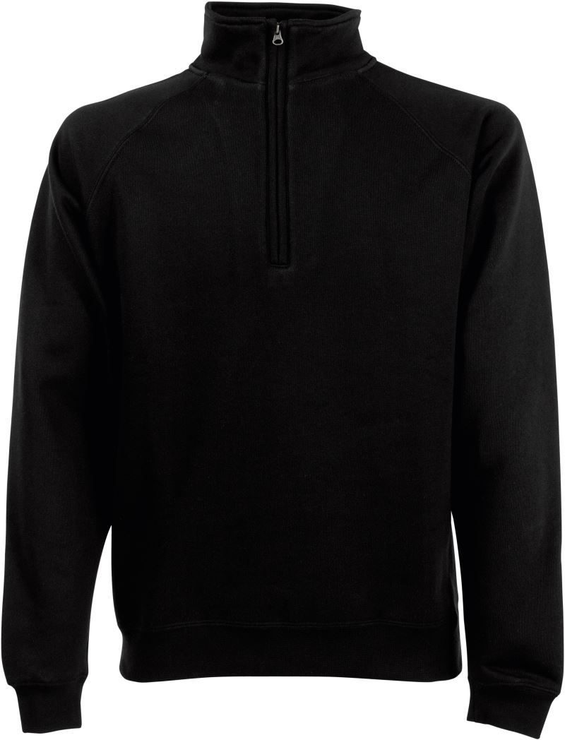 Fruit of the Loom Sweater mit 1/4 Zip Premium Zip Neck Sweat