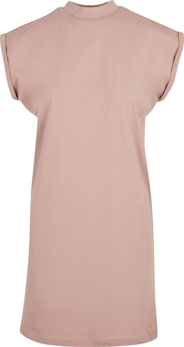 Build your Brand T-Shirt Kleid mit Stehkragen By 101