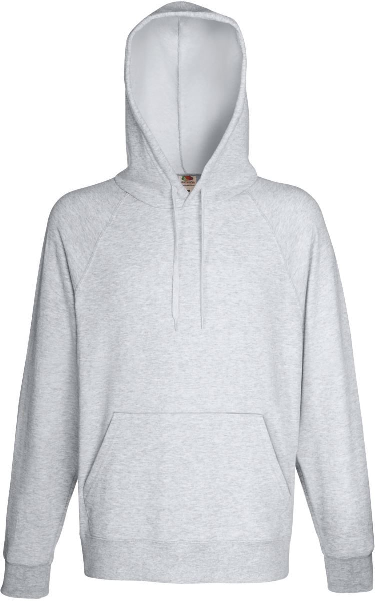 Fruit of the Loom Herren Raglan Kapuzen Sweater Lightweight Hooded Sweat