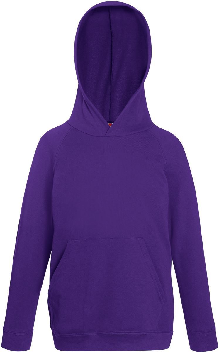 Fruit of the Loom Kinder Kapuzen Sweater Kids Lightweight Hooded Sweat