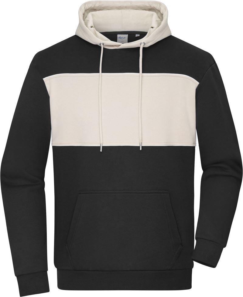 Daiber Bio Kapuzen Sweater "Colour-Block" 8051