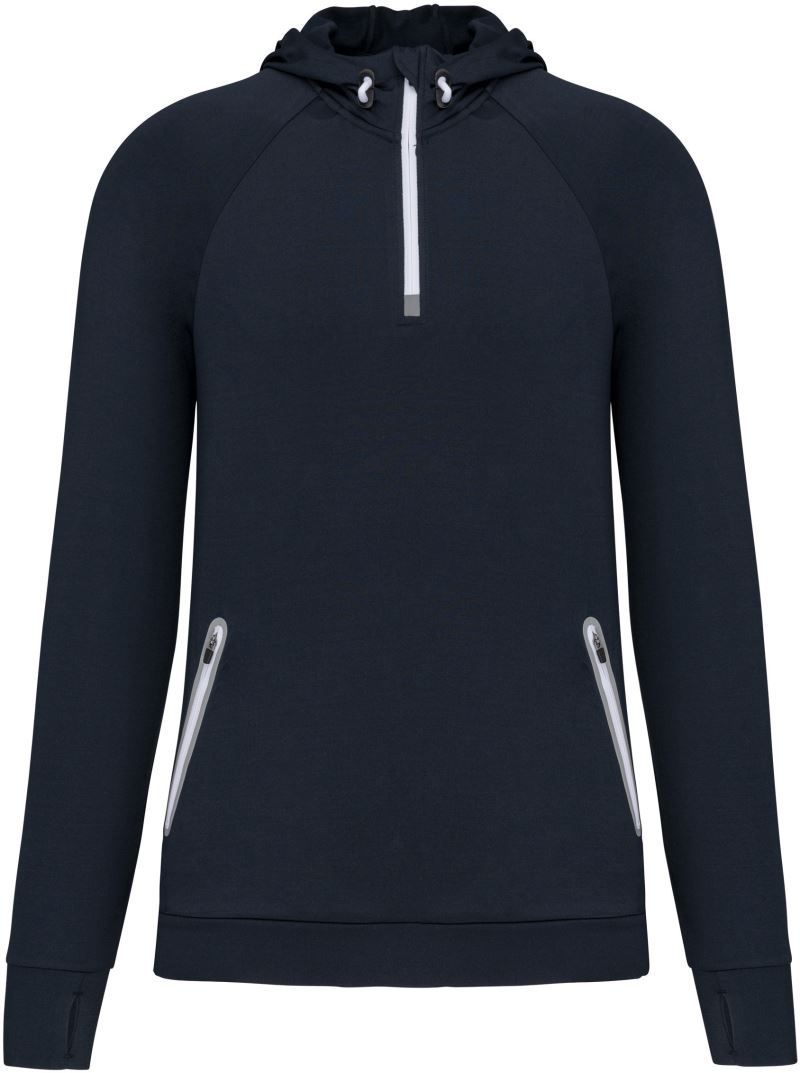 Kariban ProAct Kapuzen Sport Sweatshirt mit 1/4 Zip Pa 360