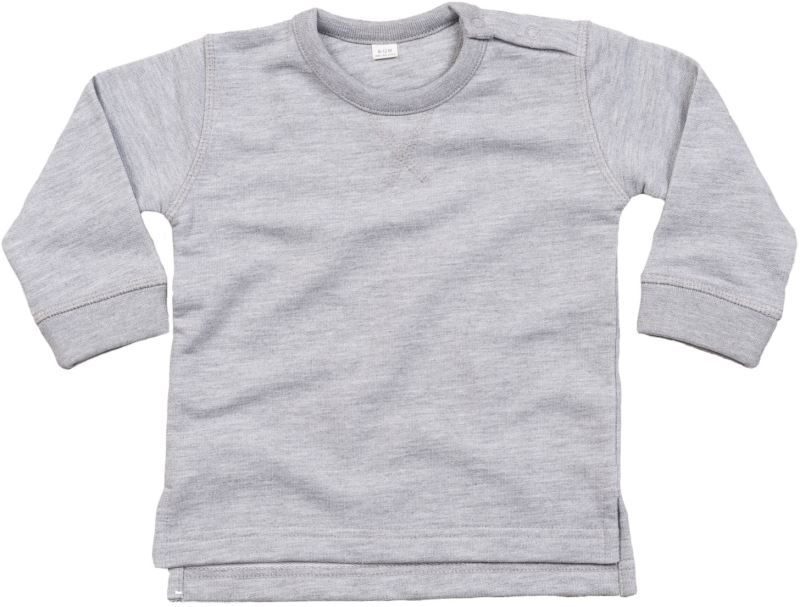 Babybugz Baby Sweater Bz 31 – Heather Grey Melange