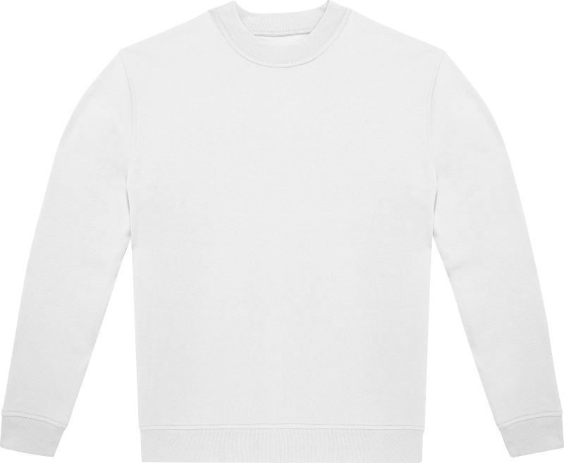 B&C Unisex Sweater Id.332 Crew – White