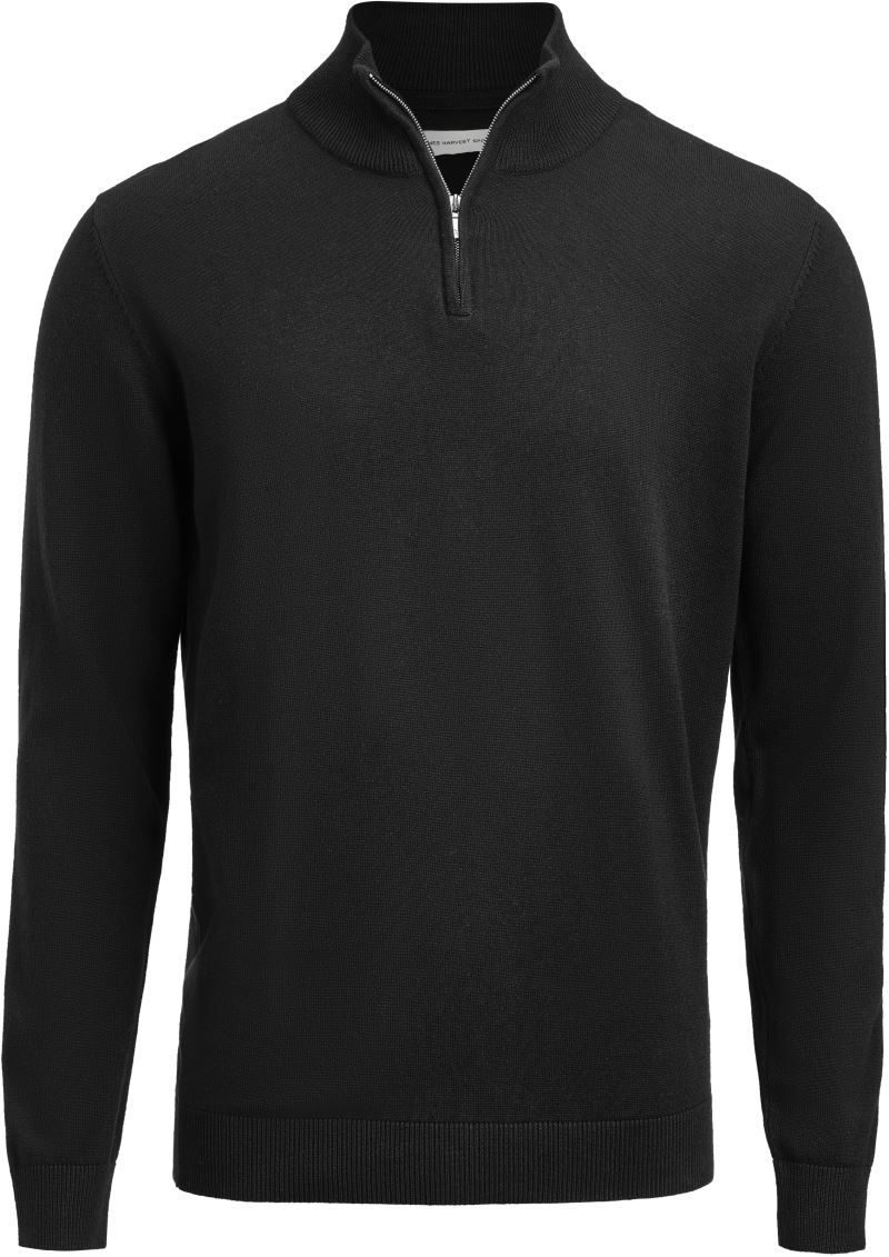 James Harvest Unisex Pullover mit 1/4 Zip Ashland Halfzip