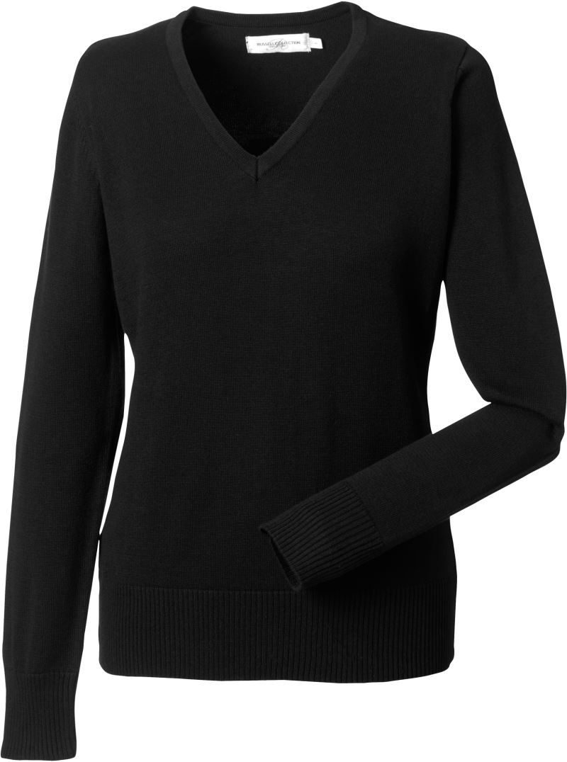 Russell Athletic Damen V-Ausschnitt Strickpullover 710F