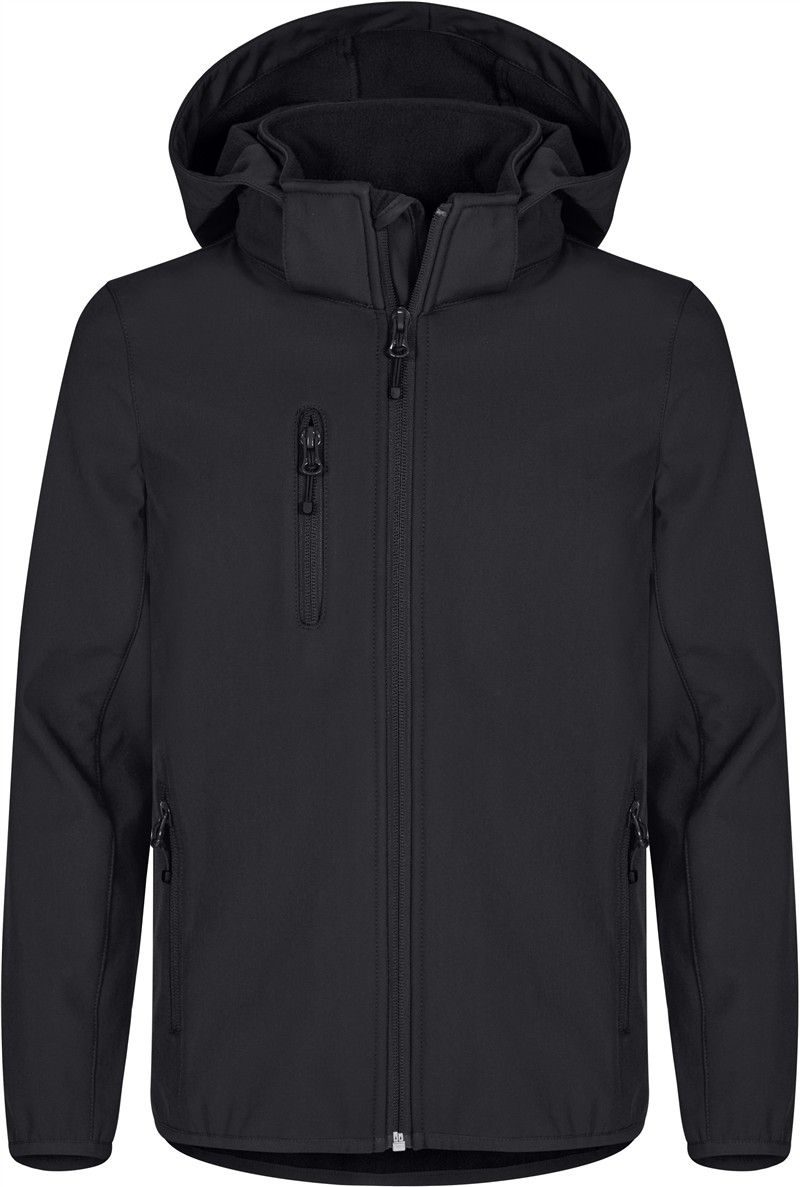Clique Kinder 3-Lagen Kapuzen Softshell Jacke Classic Softshell Jkt Jr