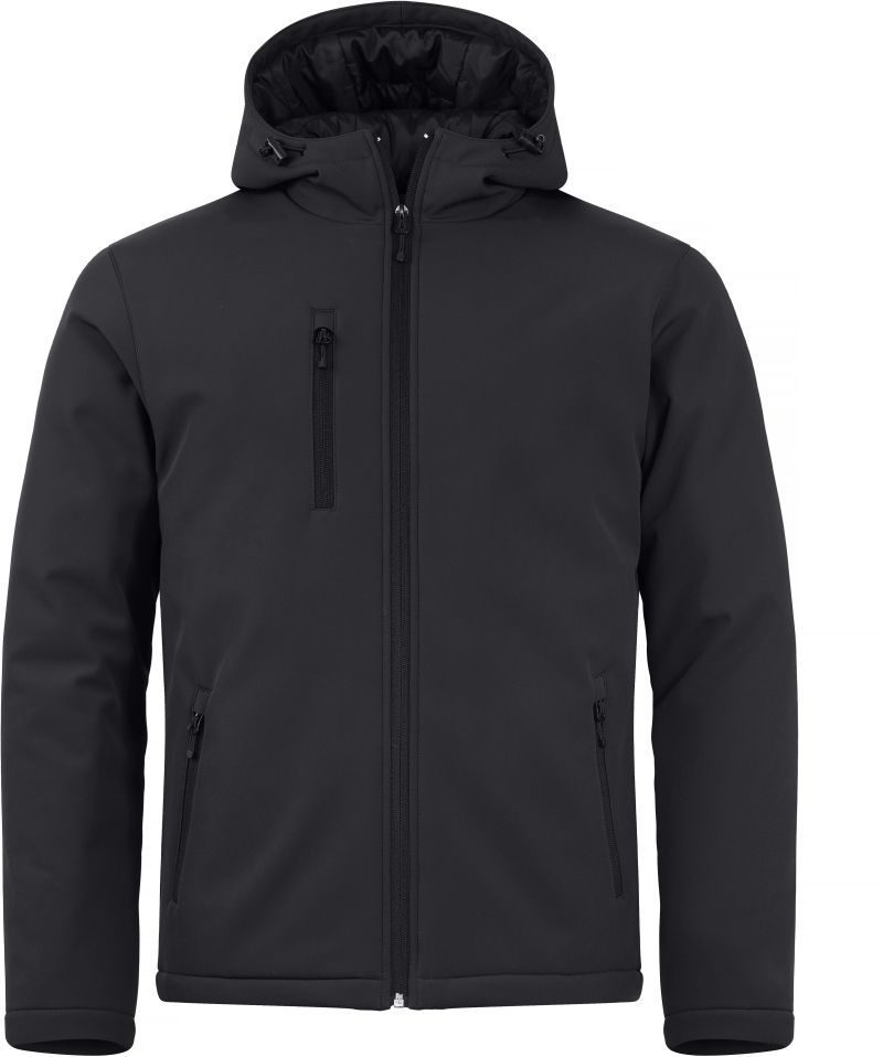 Clique Wattierte Herren Kapuzen Softshell Jacke Padded Hooded Softshell Men