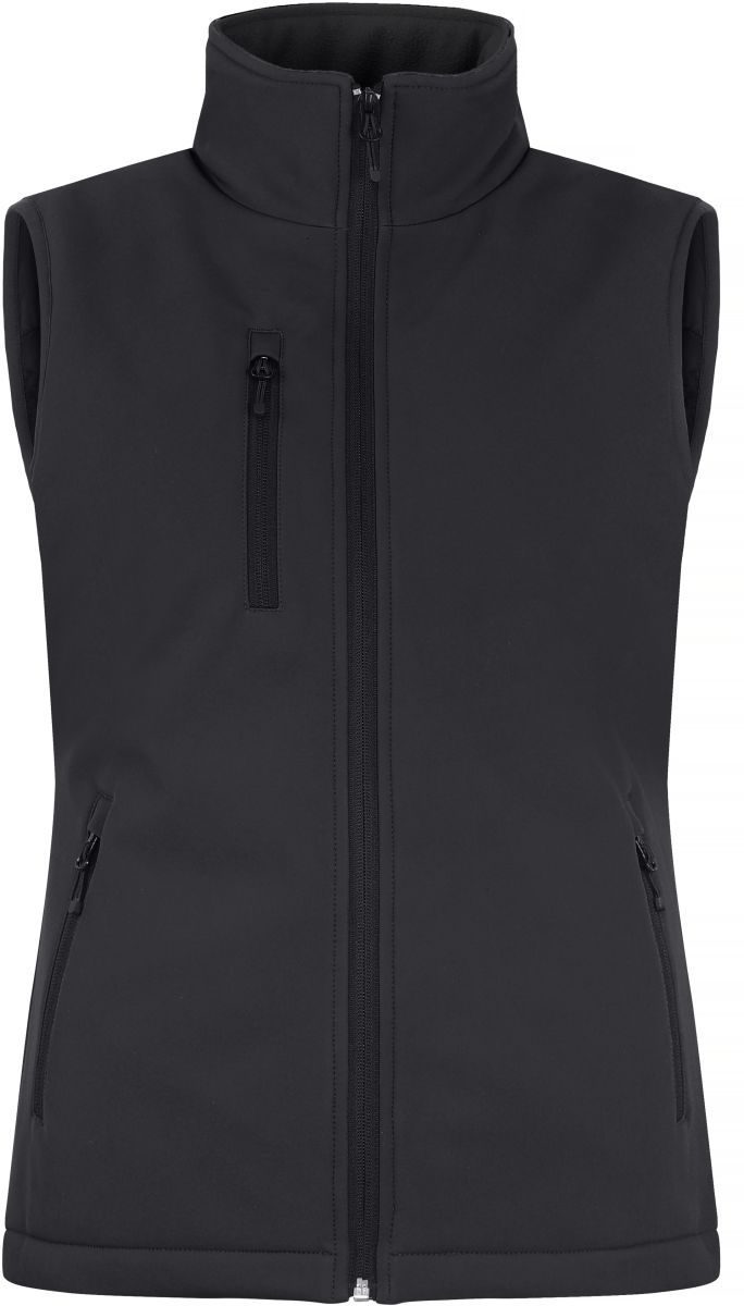 Clique Wattierte Damen Softshell Weste Padded Softshell Vest Women – Black