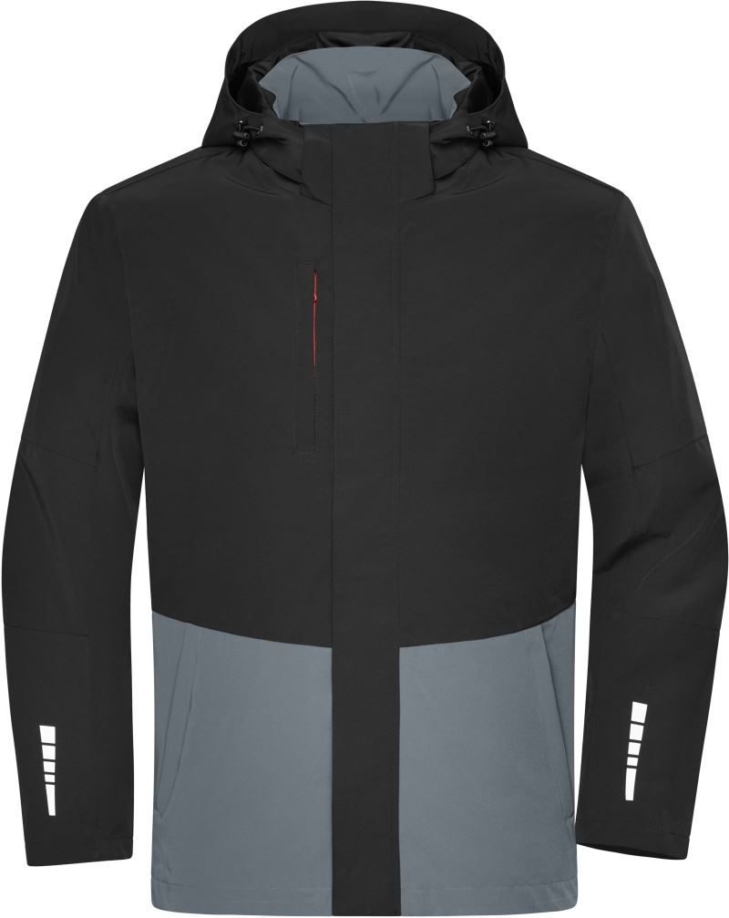 Daiber Regenjacke Jn 1878 – Black/Metal Grey