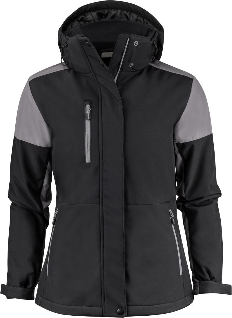Printer Damen Winter Softshell Jacke Prime Padded Softshell Women – Black/Anthracite
