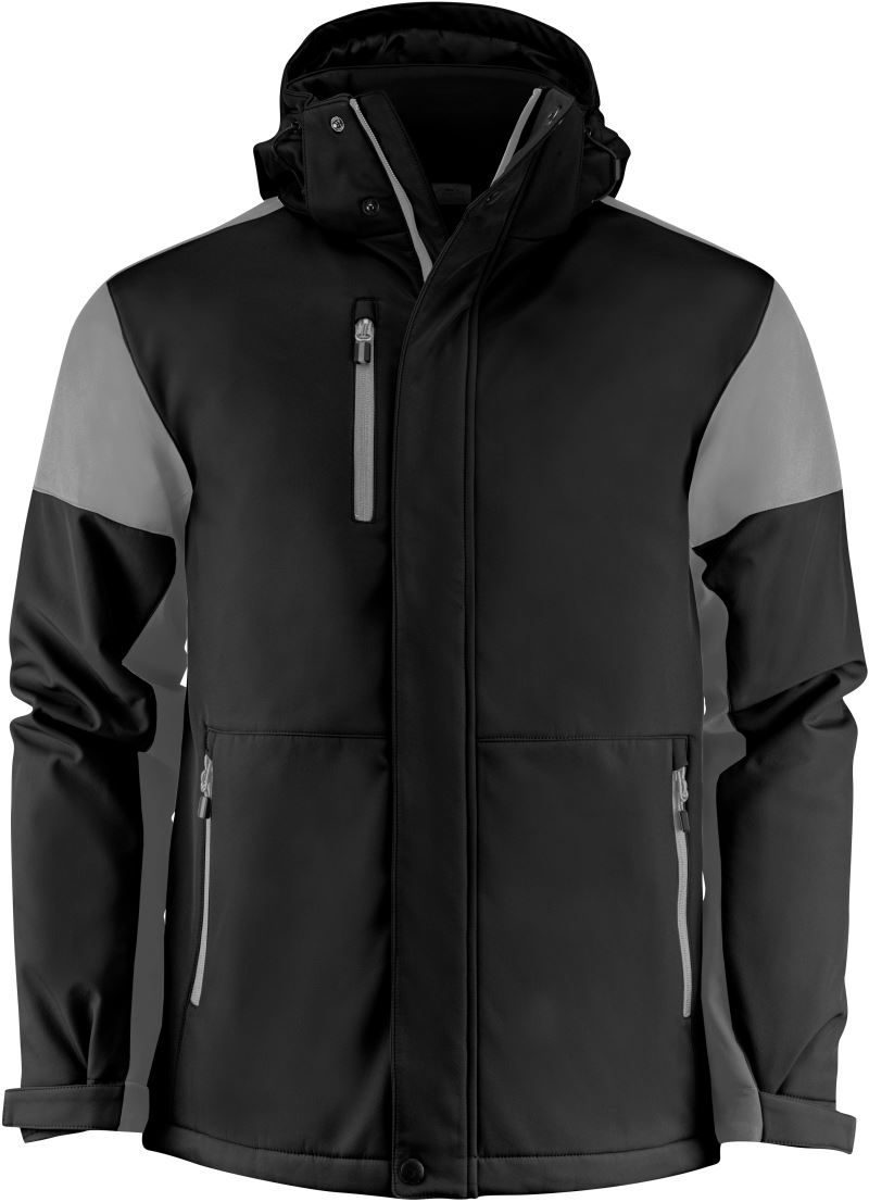 Printer Herren Winter Softshell Jacke Prime Padded Softshell Men – Black/Anthracite