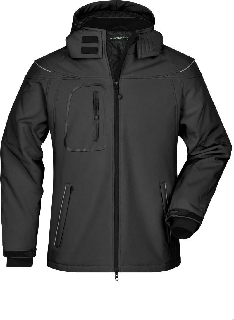 Daiber Herren 3-Lagen Winter Softshell Jacke Jn 1000