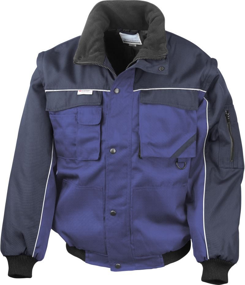 Result Workwear Jacke mit abnehmbaren Ärmeln R 071X