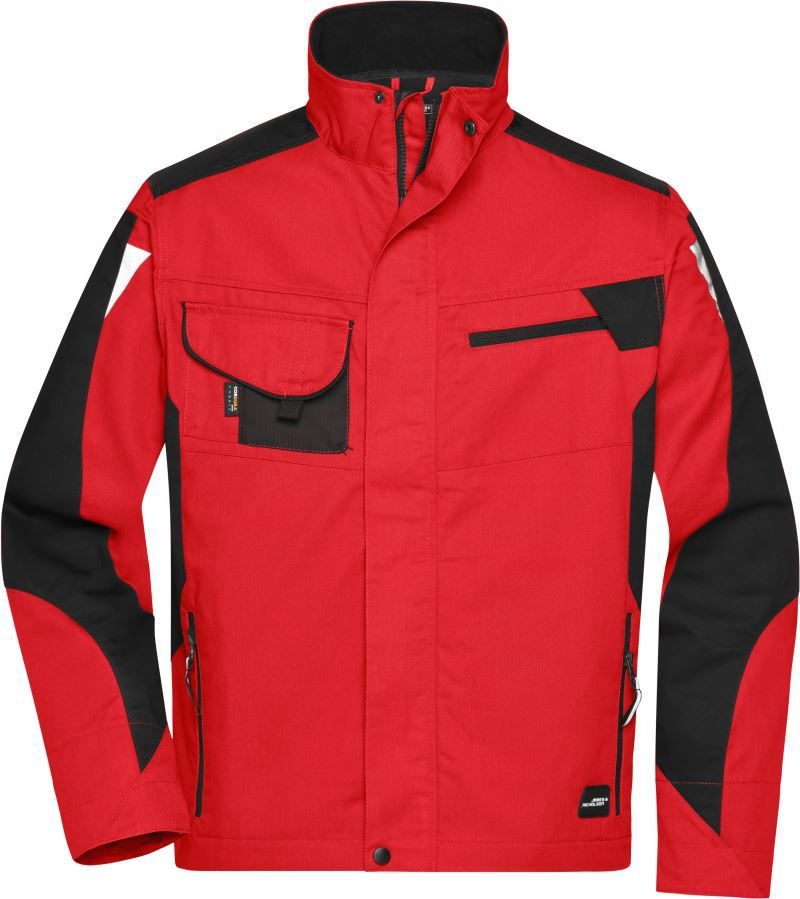 Daiber Workwear Jacke - Strong Jn 821 – Red/Black