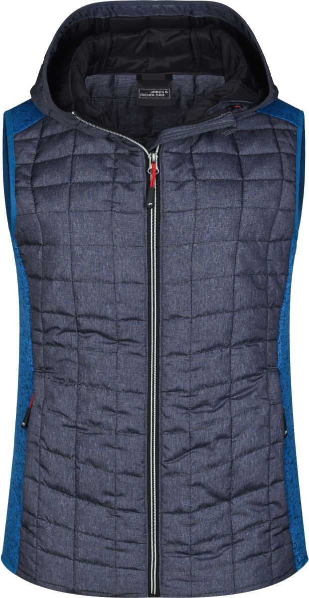 Daiber Damen Hybrid Strickfleece Gilet Jn 767
