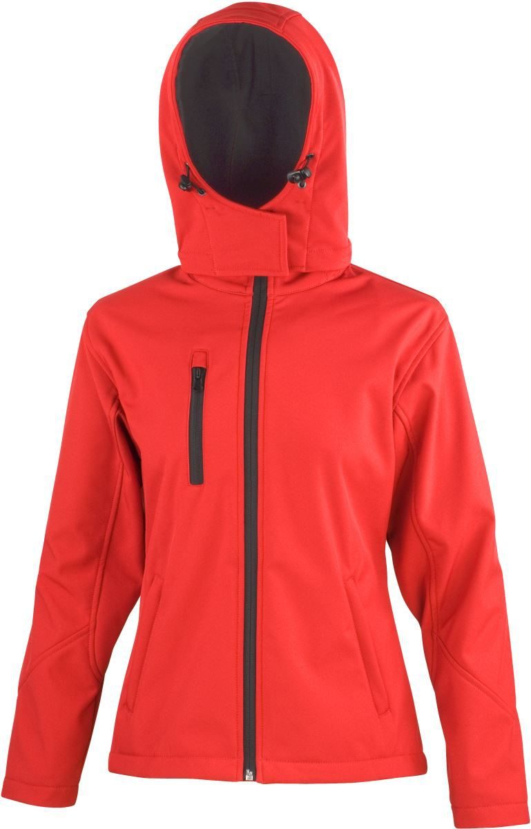 Result Damen 3-Lagen Softshell Kapuzenjacke R 230F