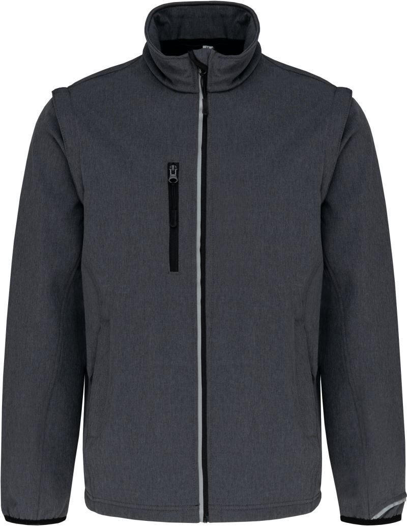 Kariban ProAct 3-Lagen Softshell Jacke mit abnehmbaren Ärmeln Pa 323