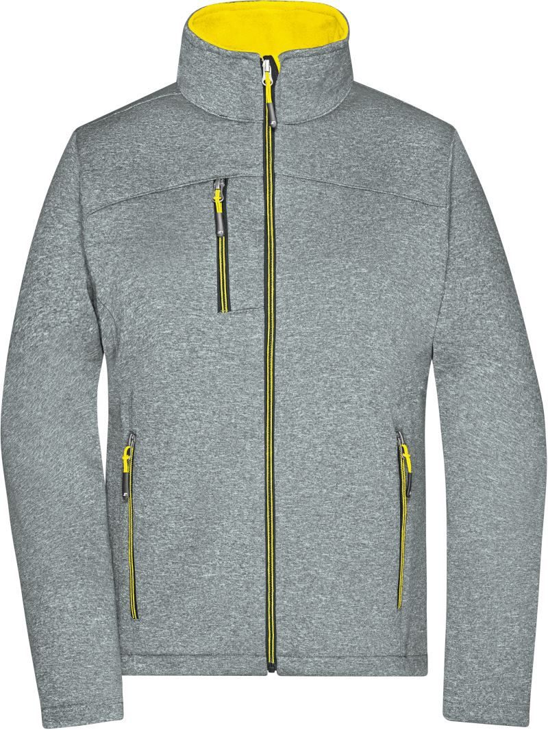 Daiber Damen 2-Lagen Melange Softshell Jacke Jn 1147