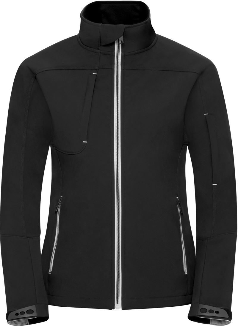 Russell Athletic Damen 3-Lagen Bionic Softshell Jacke 410F – Black