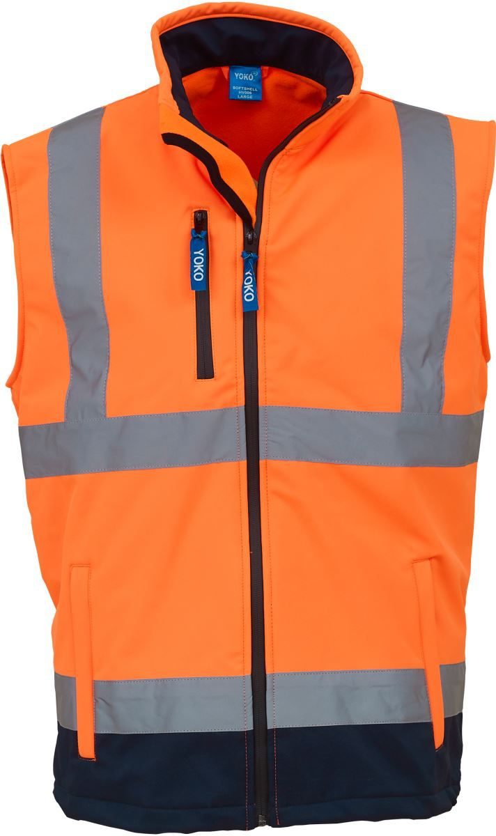 Yoko Hi-Vis Softshell Gilet Hv 006