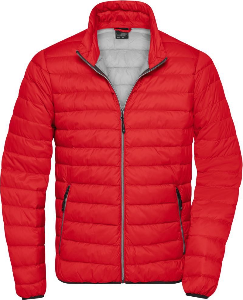 Daiber Herren Daunenjacke Jn 1140 – Red/Silver