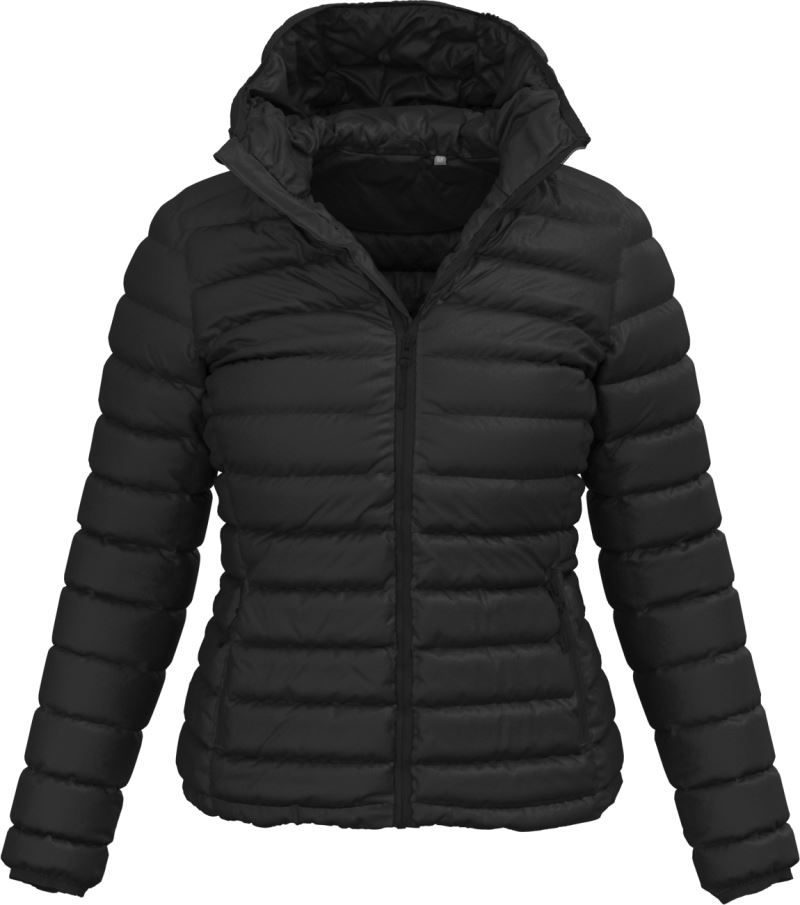 Stedman Damen Steppjacke Lux Padded Jacket Women – Black Opal