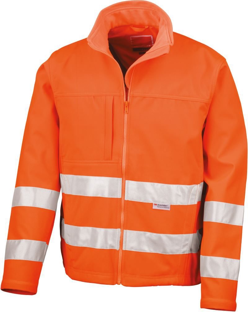 Result Sicherheits Softshell Jacke R 117X – Fluorescent Orange