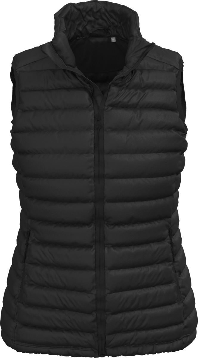 Stedman Damen Steppgilet Lux Padded Vest Women – Black Opal