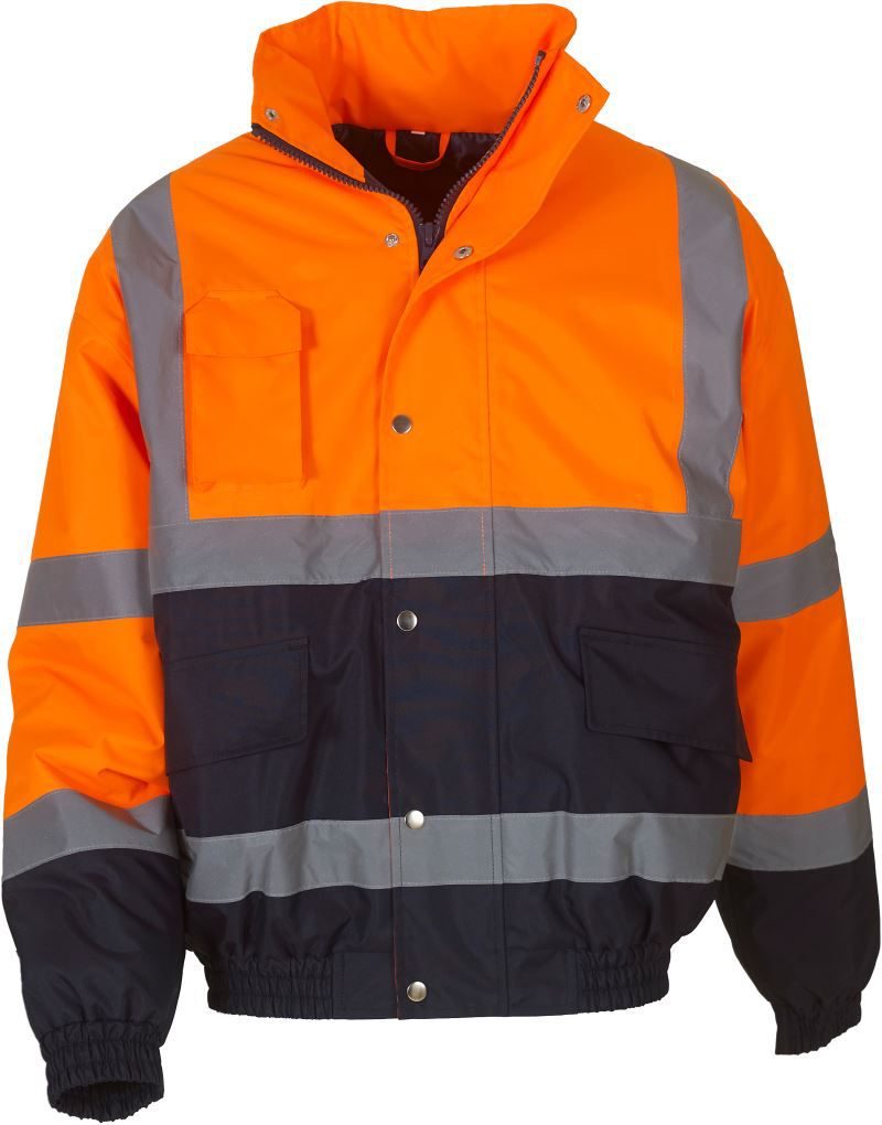 Yoko Hi-Vis Bomber Jacke Hvp 218