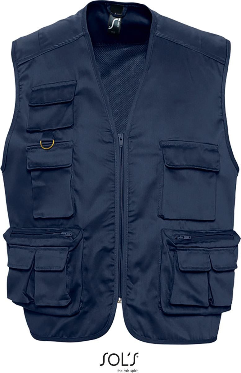 Sol's Unisex Safari Gilet Wild