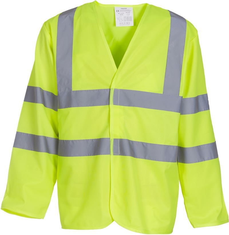 Yoko Warnweste langarm Hvj 200 – Hi Vis Yellow