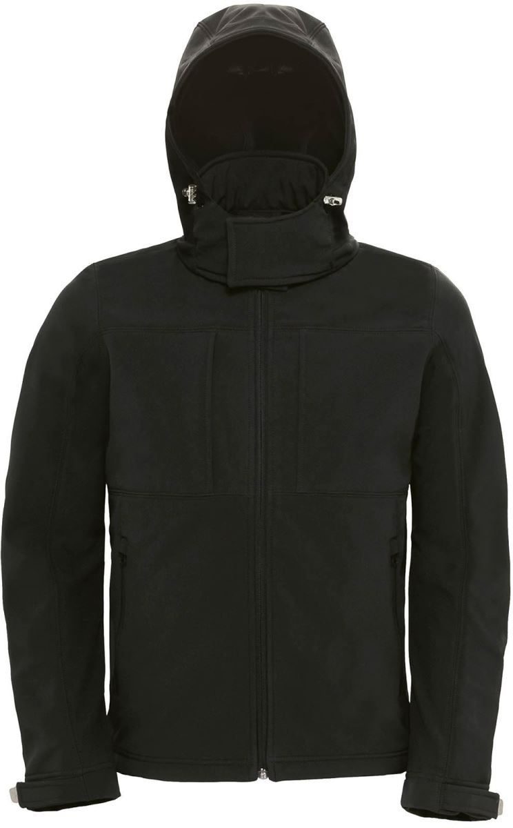 B&C Herren 3-Lagen Kapuzen Softshell Jacke Hooded Softshell /men